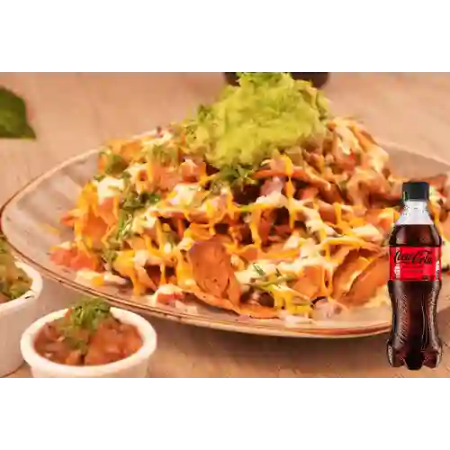 Combo Nachos + Coca Cola Sin Azúcar 400 ml