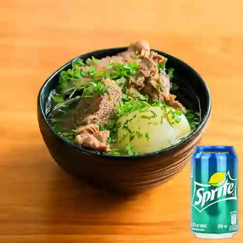 Combo Caldo de Costilla + Sprite Original 350 ml