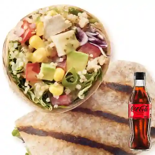 Combo Burrito Baja Grande + Coca Cola Sin Azúcar 300ML