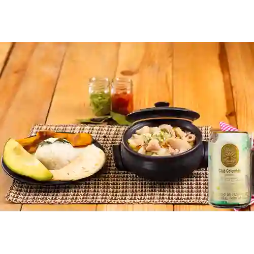 Combo Sopa de Mondongo + Club Colombia Dorada 330 ml
