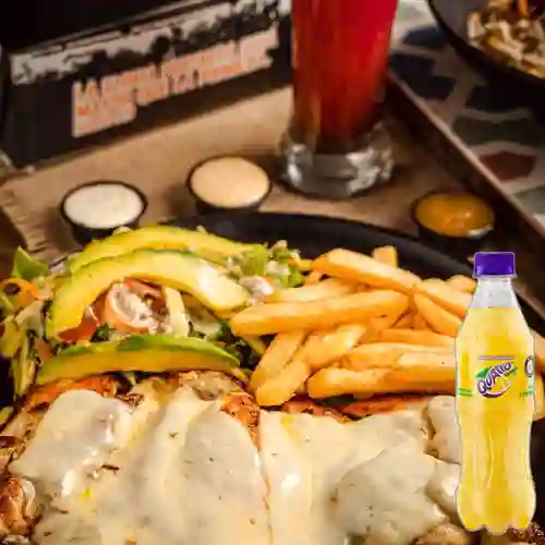 Combo Pechuga Gratinada + Quatro Original 400ML