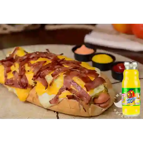 Combo Perro Americano + Hit Naranja Piña 237 ml