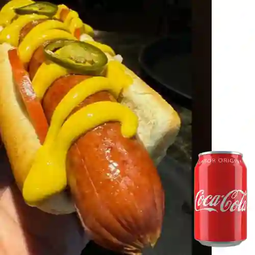 Combo Chicago Hotdog + Coca-Cola Sabor Original 330 ml