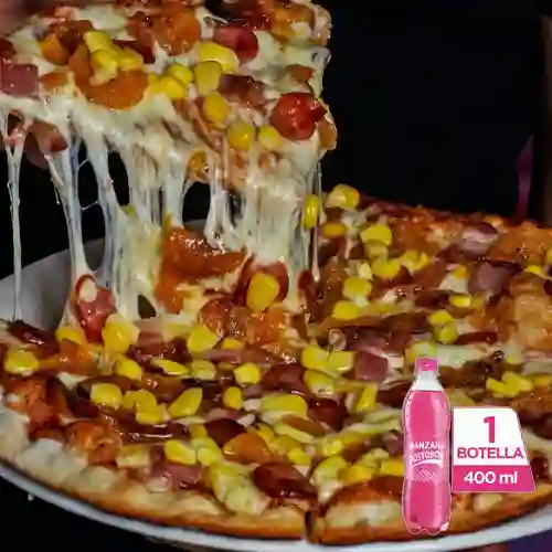 Combo Pizza Madmix + Postobón Manzana 400 ml