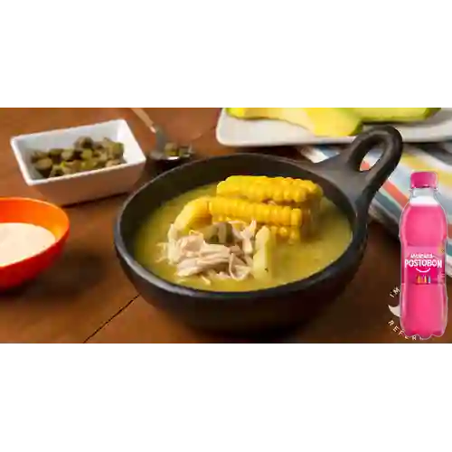 Combo Ajiaco + Gaseosa Manzana
