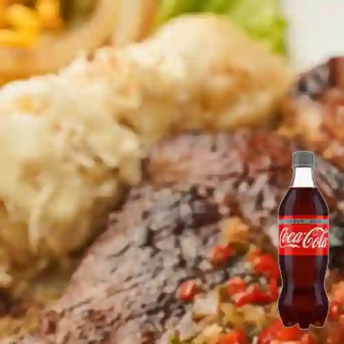 Combo Asado de la Casa + Coca-Cola Sabor Ligero 400 ml