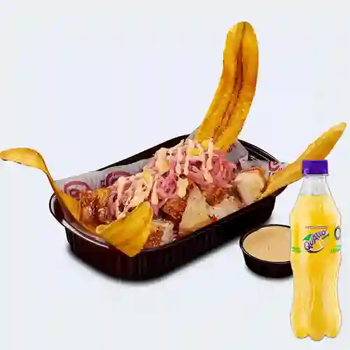 Combo Ceviche de Chicharrón + Quatro Original 400ML