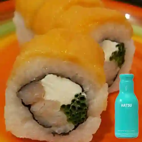 Combo Roll en Salmón 2 + Hatsu Azul 400 ml