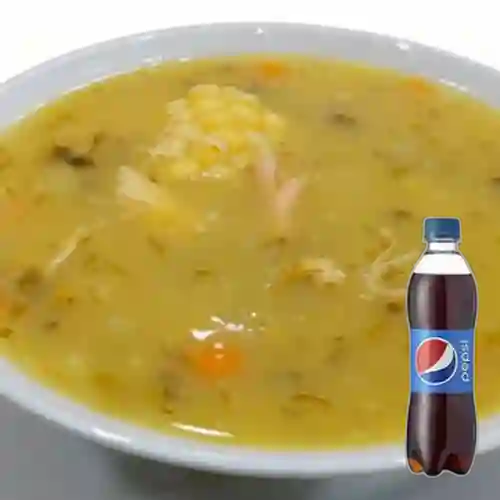 Combo Sopita de Ajiaco + Gaseosa 250 ml