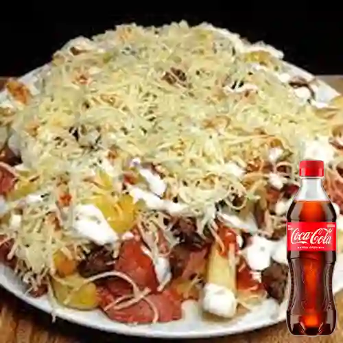 Combo Papas Locas de la Casa +Cocacola Orig 400ml