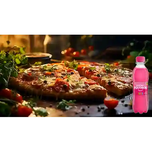 Combo Pizza Diamante + Postobón Manzana 250 ml