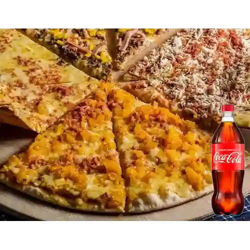 Combo Hawaiana Grande + Coca-Cola Sabor Original 1 L
