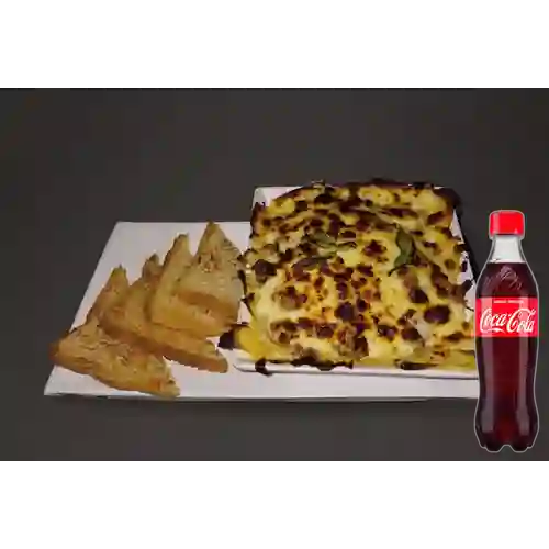 Combo Lasaña + Coca-Cola Sabor Original 400 ml