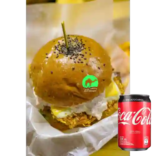 Combo Burger Mixta + Coca-Cola Sin Azúcar 354 ml