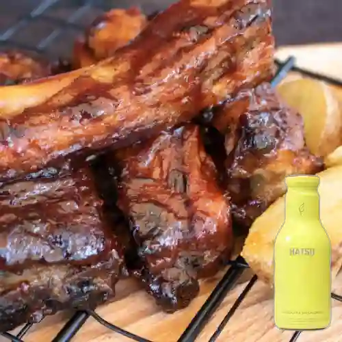 Costillas de la Pampa 500gr +Hatsu Amarillo Carambolo 400ml
