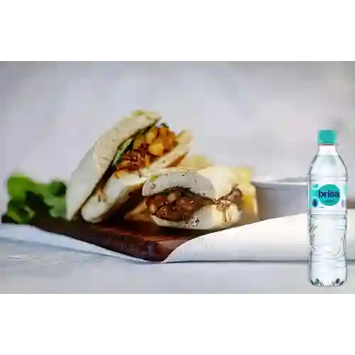 Combo Sandwich de Pollo Teriyaki + Brisa Sin Gas 600ML