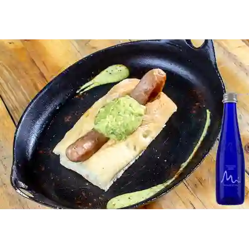 Combo Hot Dog Nemocón + Manatial Sin Gas 300ML