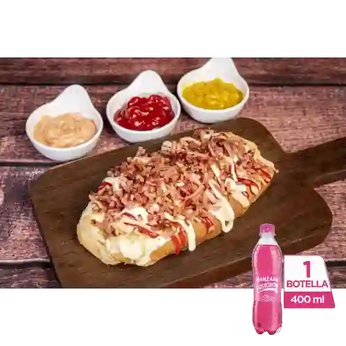 Combo Súper Perro + Postobón Manzana 400 ml