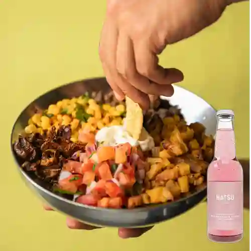 Arma Tu Bowl Clásico +Hatsu Frambuesa&Rosas 300ml