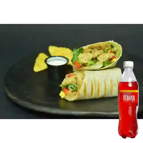 Combo Maxi Wraps Pollo (350 Gr) + Kola Roman 400 ml