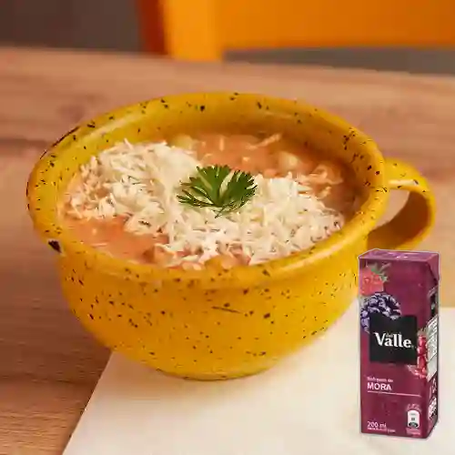 Combo Esquites + Del Valle Frutal Mora 200ML