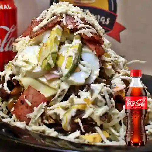 Combo Arepa Cabimera Mixta + Coca Cola Original 400 ml