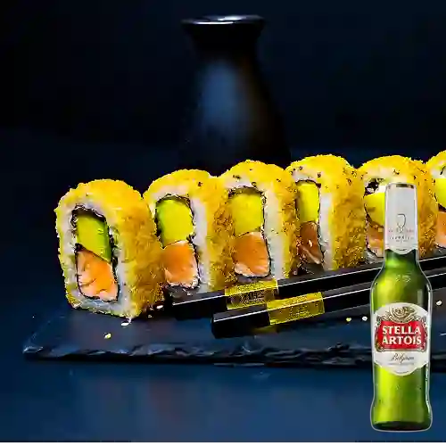 Combo Sushi Crispy Philadelphia + Stella Artois 335 ml