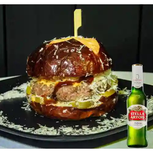 Combo Wagyu Burger + Stella Artois 290 ml