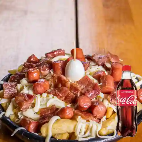 Combo Papas Clásicas Especiales +Cocacola Orig 500ml