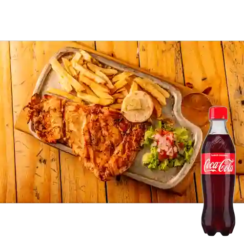 Combo Pechuga de Pollo +Cocacola Orig 400ml