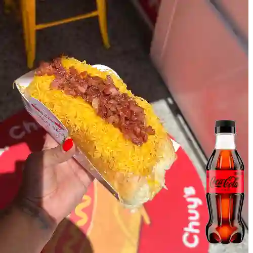 Combo Perro Pollo + Coca-Cola Zero 250 ml