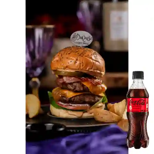 Combo Royale Doble + Coca Cola Sin Azúcar 400 ml