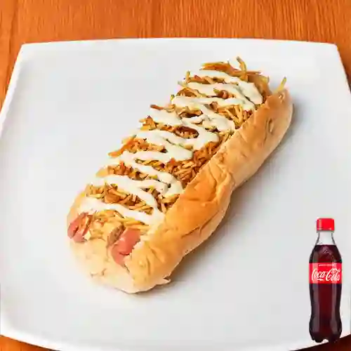 Combo Perro Gemelo + Coca-Cola Sabor Original 400 ml