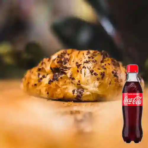 Combo Croissant de Chocolate + Coca-Cola Sabor Original 400 ml