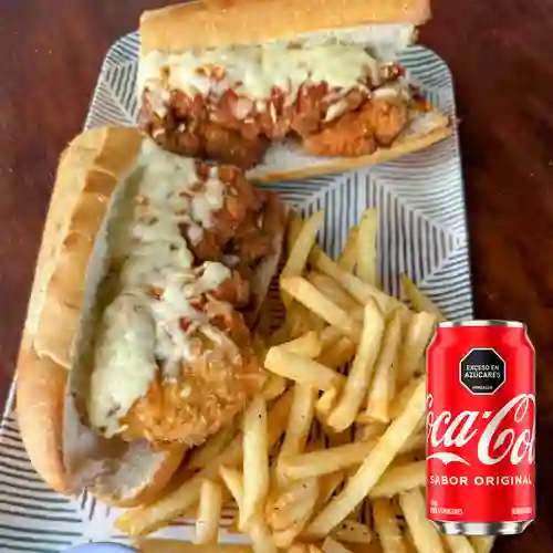Combo Chicken Parm Sub + Coca Cola Original 330ML