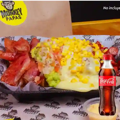 Combo Monkey Clásica + Coca Cola Original 400 ml