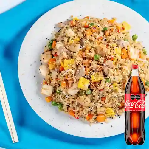 Combo Wok Teriyaki Familiar + Coca Cola Original 1.5 L