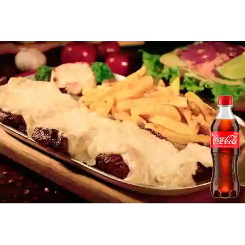 Combo Churrasco de la Casa + Coca-Cola Original 400ml