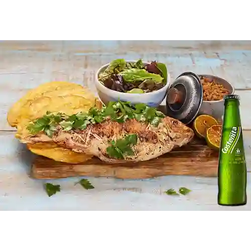 Combo Mojarra Al Fuego + Costeñita 175 ml