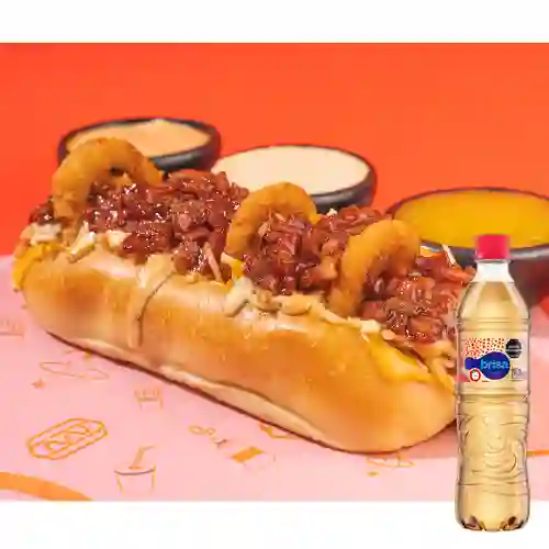 Combo Perro Legend + Brisa Saborizada Manzana 600ML
