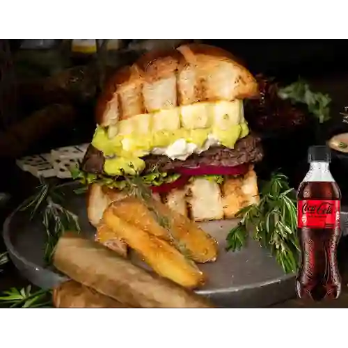 Combo Hamburguesa Pancheta + Coca-cola Cero 400 ml