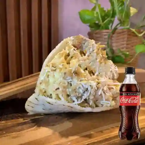 Combo Arepa de Pollo + Coca Cola Zero 400Ml