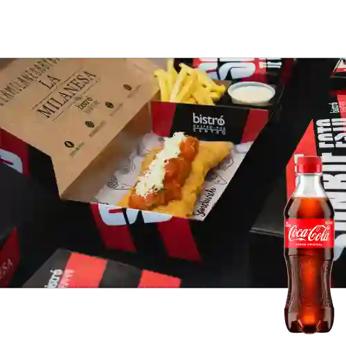 Combo Milanesa - Napolitana +Cocacola Orig 400ml