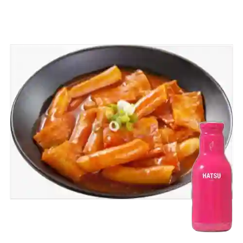 Combo Tteok Bokki Original + Te Hatsu Rosa 400ml