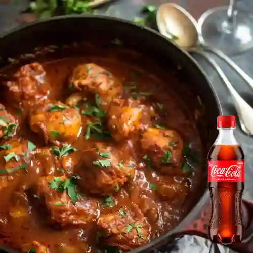 Combo Chicken Vindalo + Coca Cola Original 400 ml