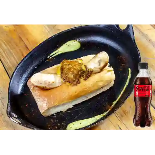 Combo Hot Dog Villa de Leyva +Cocacola S/az 400ml