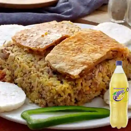 Combo Lechona 500 gr + Quatro Original 1.5Lt