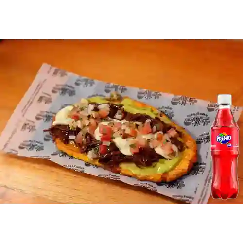Combo Patacón con Guacamole + Premio 400 ml