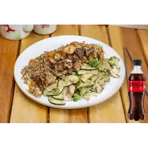 Combo Teppan Shokunin + Coca-Cola Sin Azúcar 400 ml