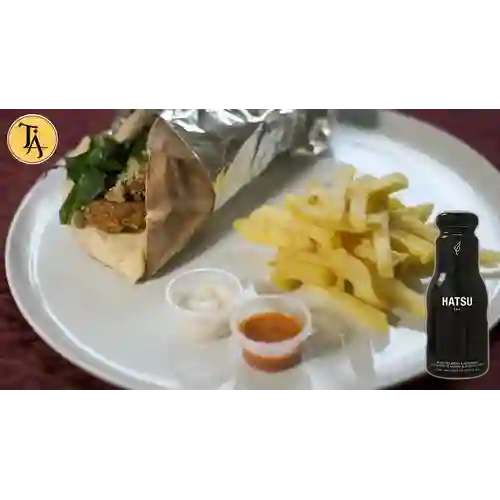 Combo Falafel + Hatsu Negro 250 ml